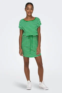Only Vestido De Corte Holgado Verde Online