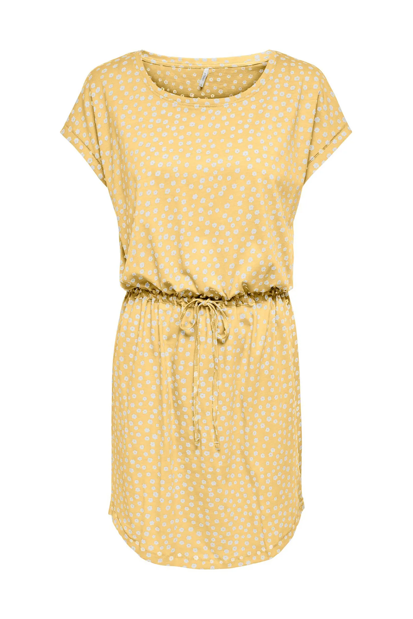 Only Vestido De Corte Holgado Amarillo New