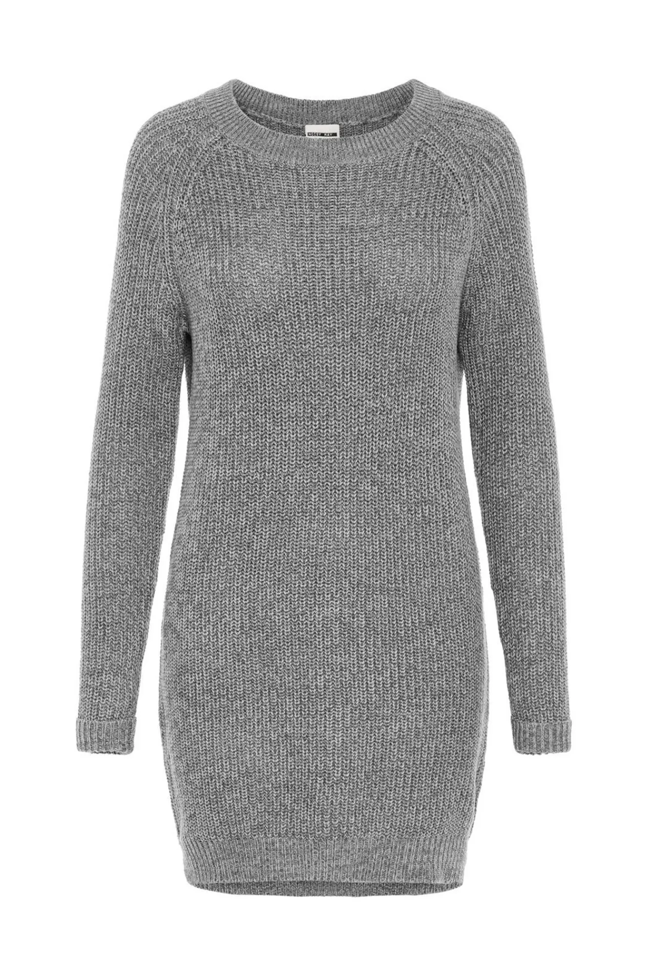 Noisy May Vestido De Punto Gris Medio Sale