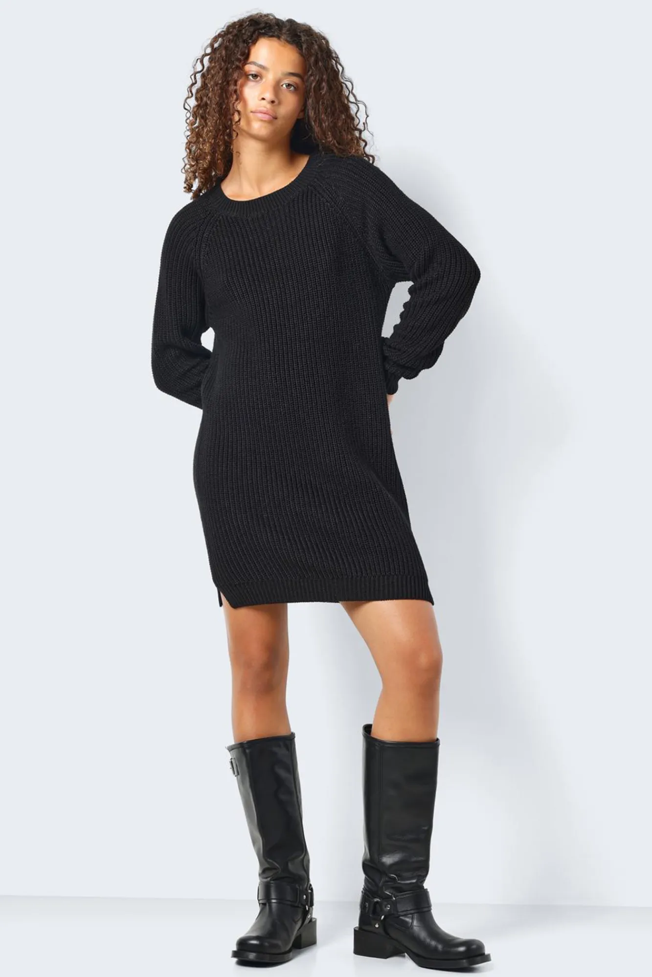 Noisy May Vestido De Punto Negro Best