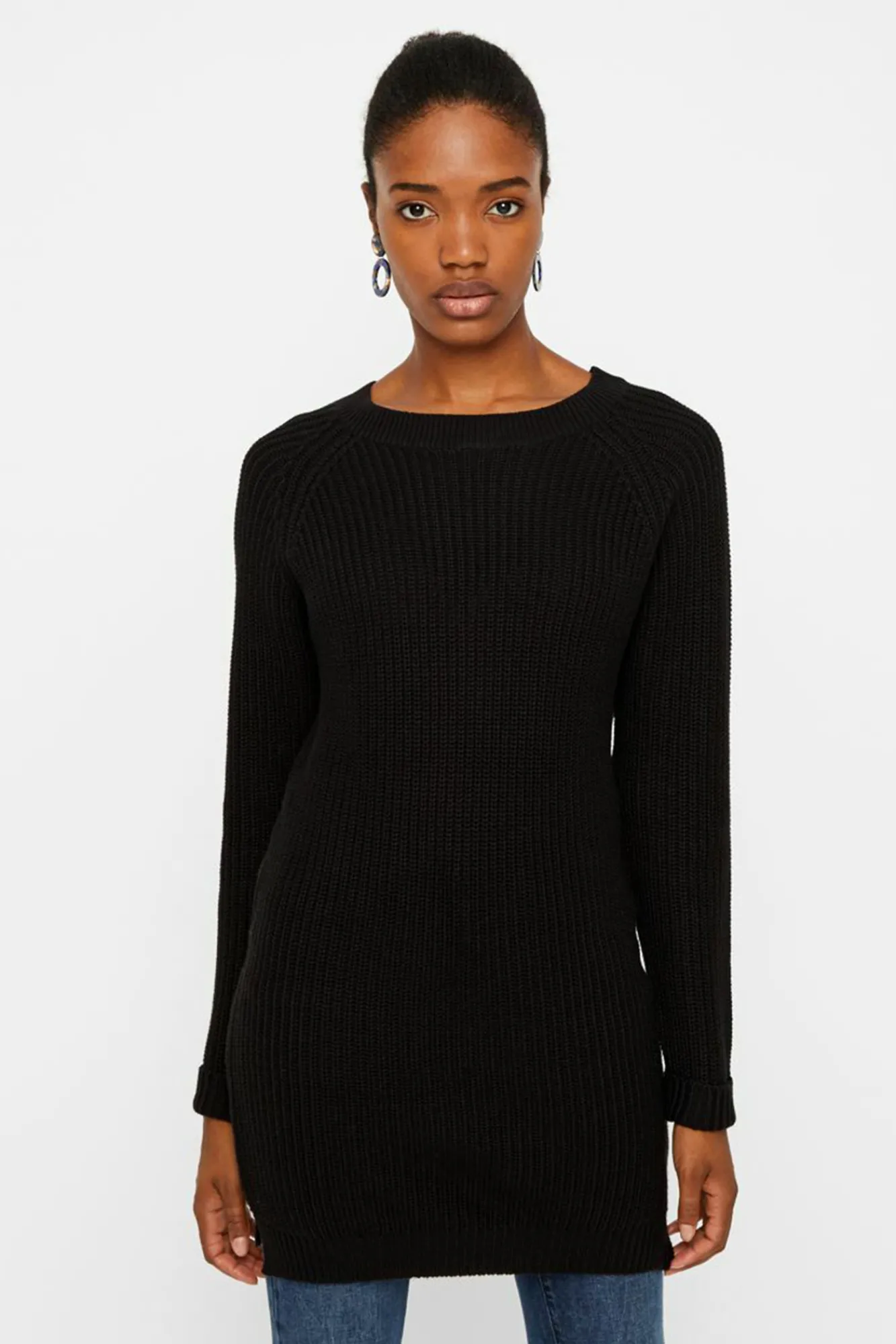 Noisy May Vestido De Punto Negro Best