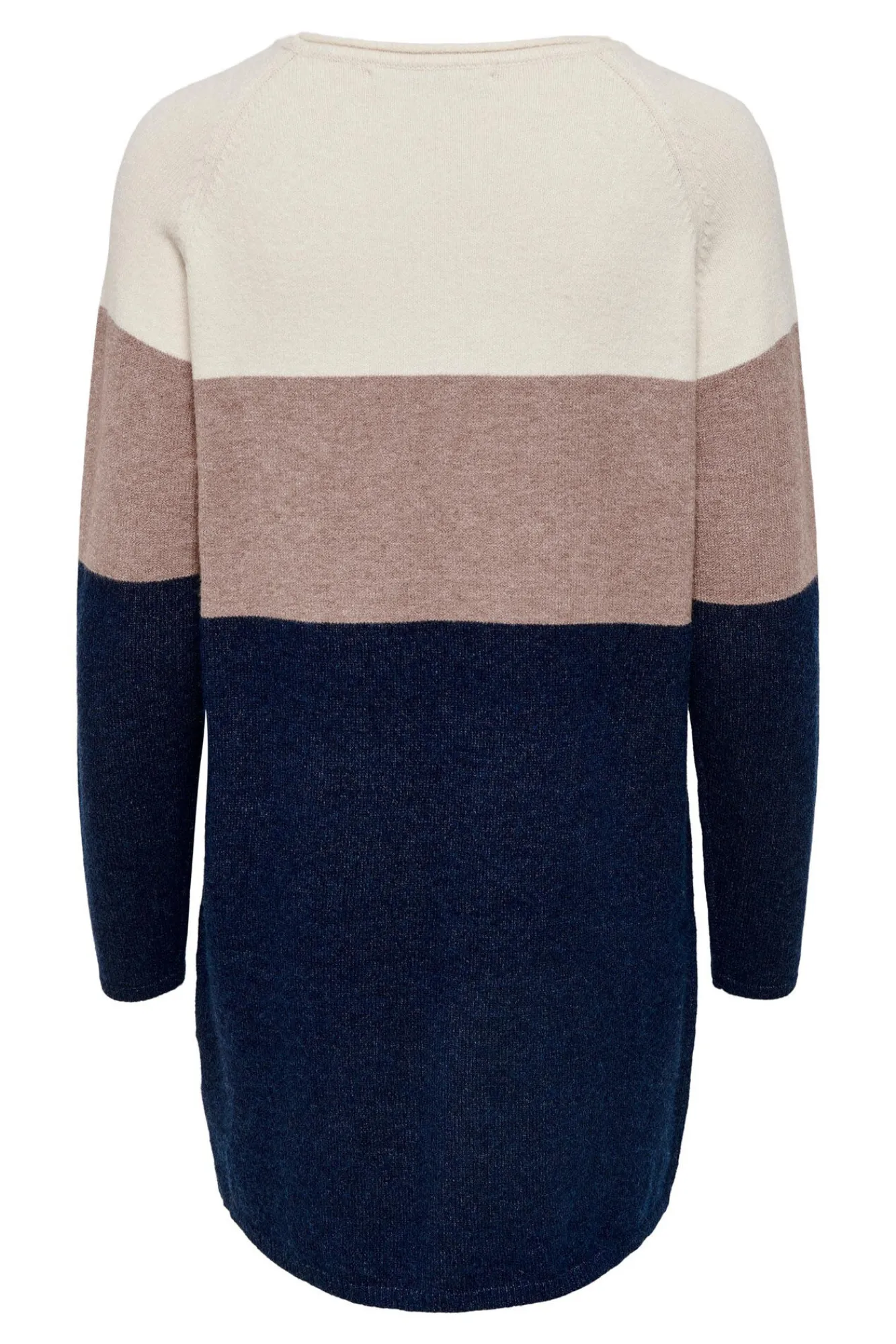 Only Vestido De Punto Color Block Blanco