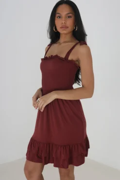 Brave Soul Vestido De Tirantes Y Cuerpo Nido De Abeja Azul Claro Clearance