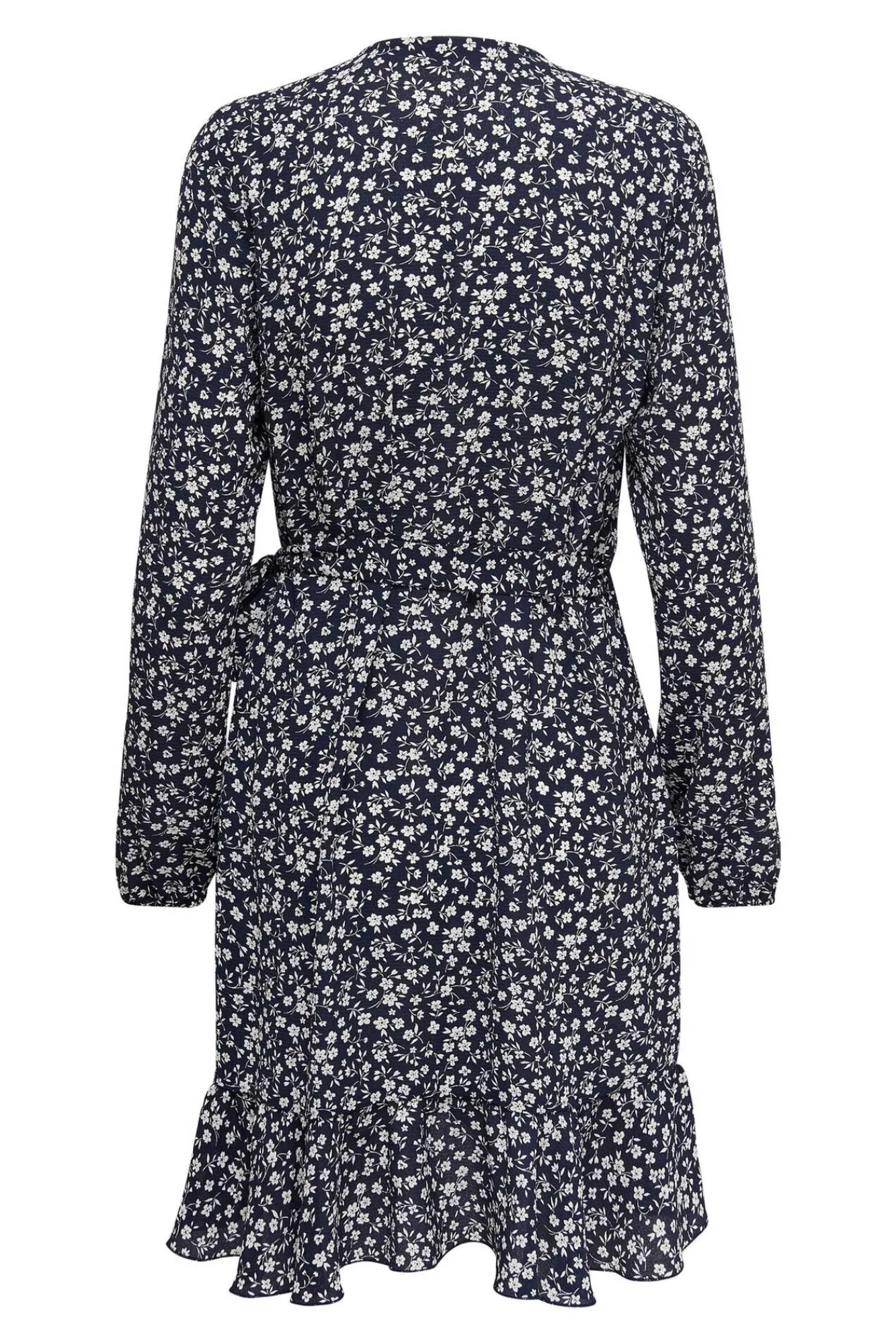 Only Vestido Estampado Azul Medio Hot