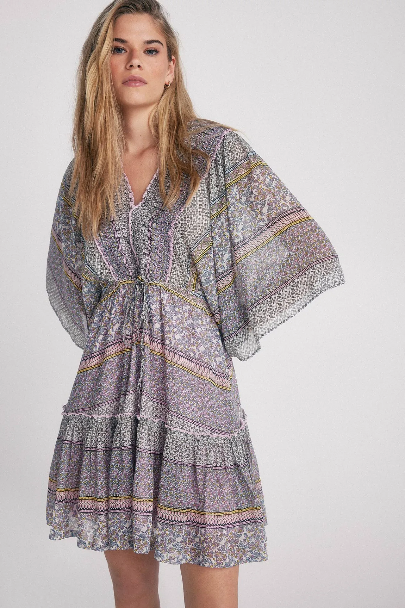Slowlove Vestido Estampado Multicolor Sale