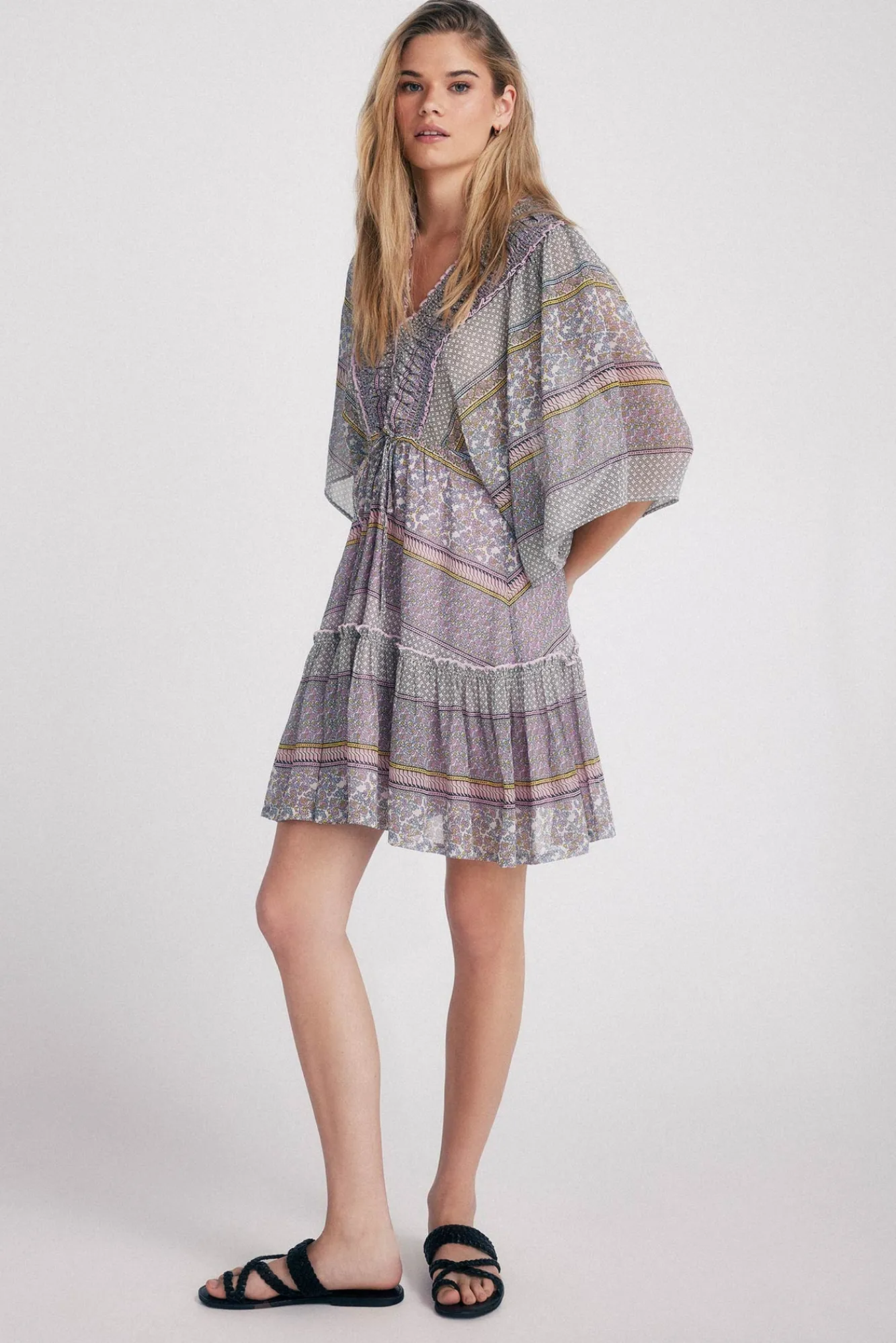 Slowlove Vestido Estampado Multicolor Sale