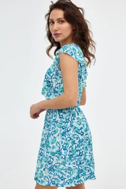 Inside Vestido Estampado Floral Multicolor Outlet