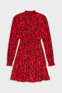 Inside Vestido Estampado Floral Rojo Best