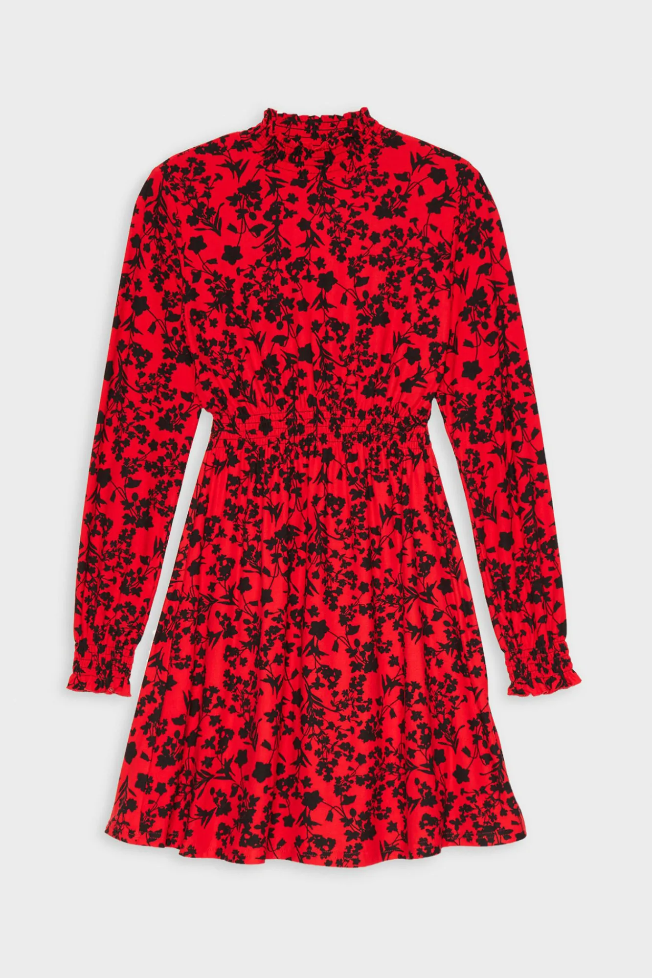 Inside Vestido Estampado Floral Rojo Best