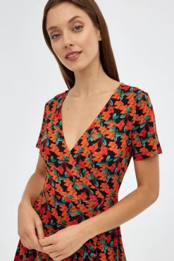 Inside Vestido Estampado Floral Beige Online