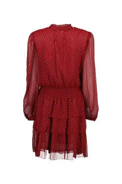 Pepe Jeans Vestido Estampado Floral Delia Granate