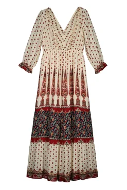 Slowlove Vestido Estampado Largo Multicolor Hot