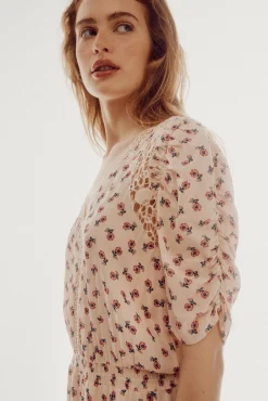 Slowlove Vestido Estampado Largo Estampado Blanco Discount