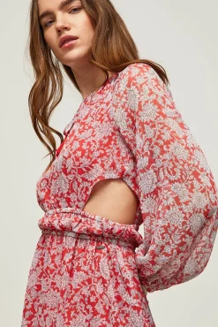 Pepe Jeans Vestido Estapado Corto Con Manga Larga. Multicolor Online