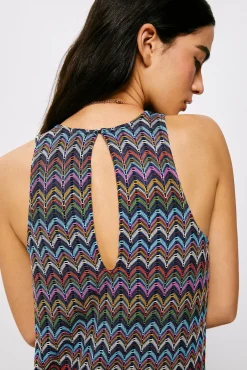 High Spirits Vestido Gaia Navy New