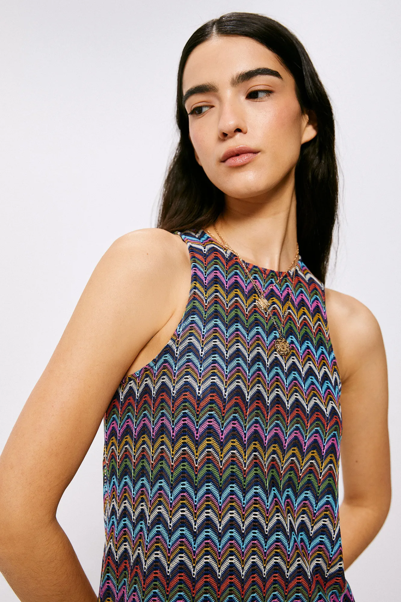 High Spirits Vestido Gaia Navy New