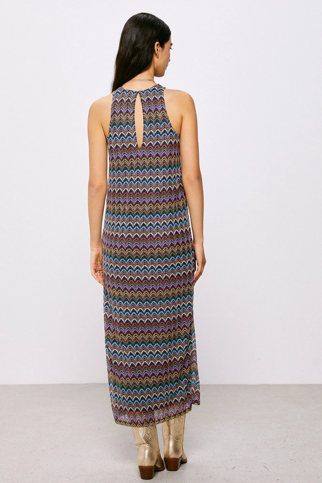 High Spirits Vestido Gaia Navy New
