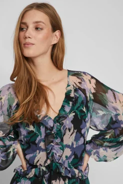 Vila Vestido Holgado Negro Online