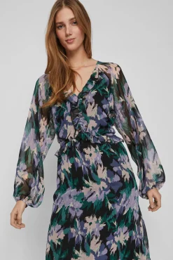Vila Vestido Holgado Negro Online