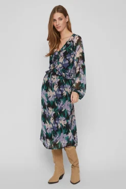 Vila Vestido Holgado Negro Online
