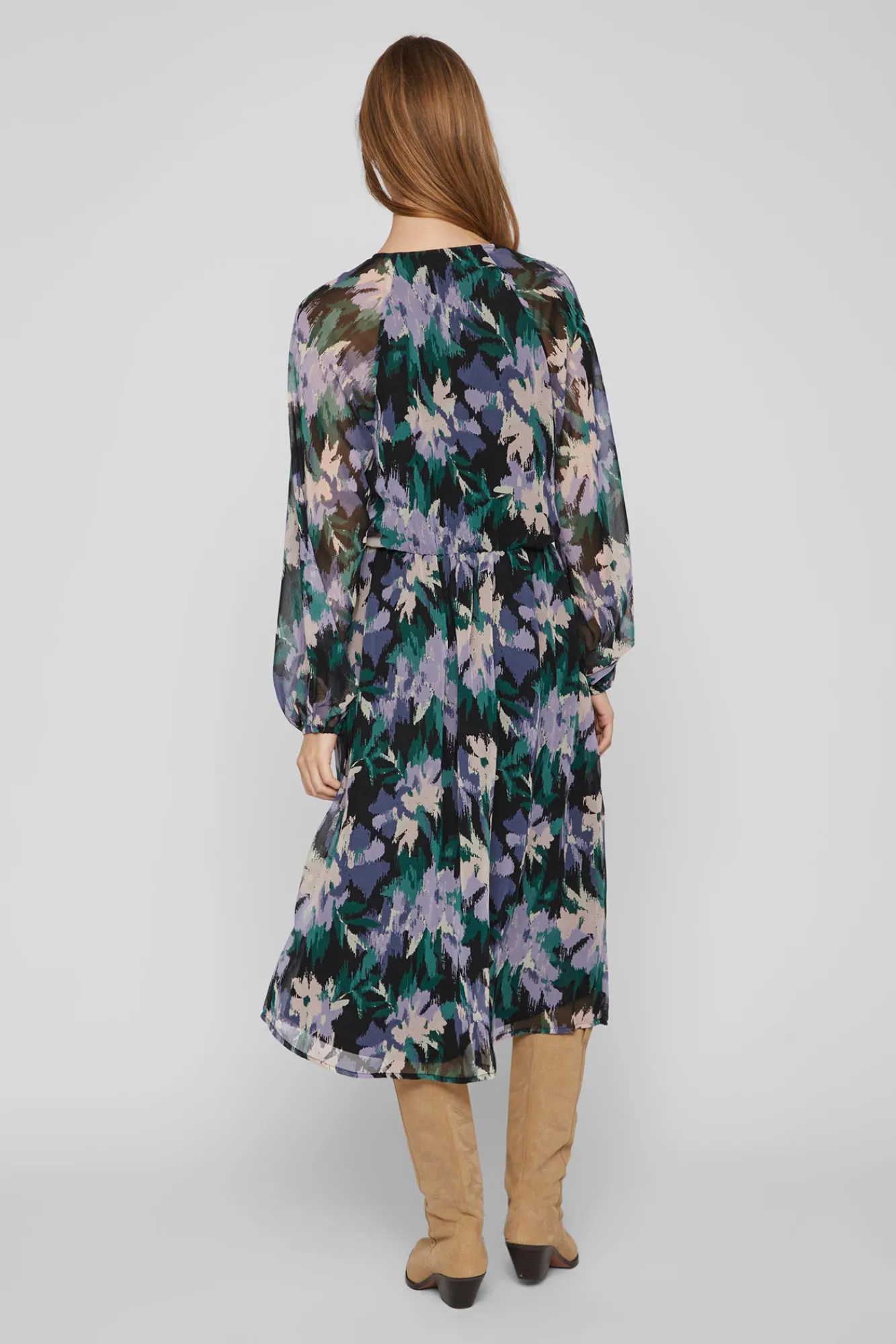 Vila Vestido Holgado Negro Online