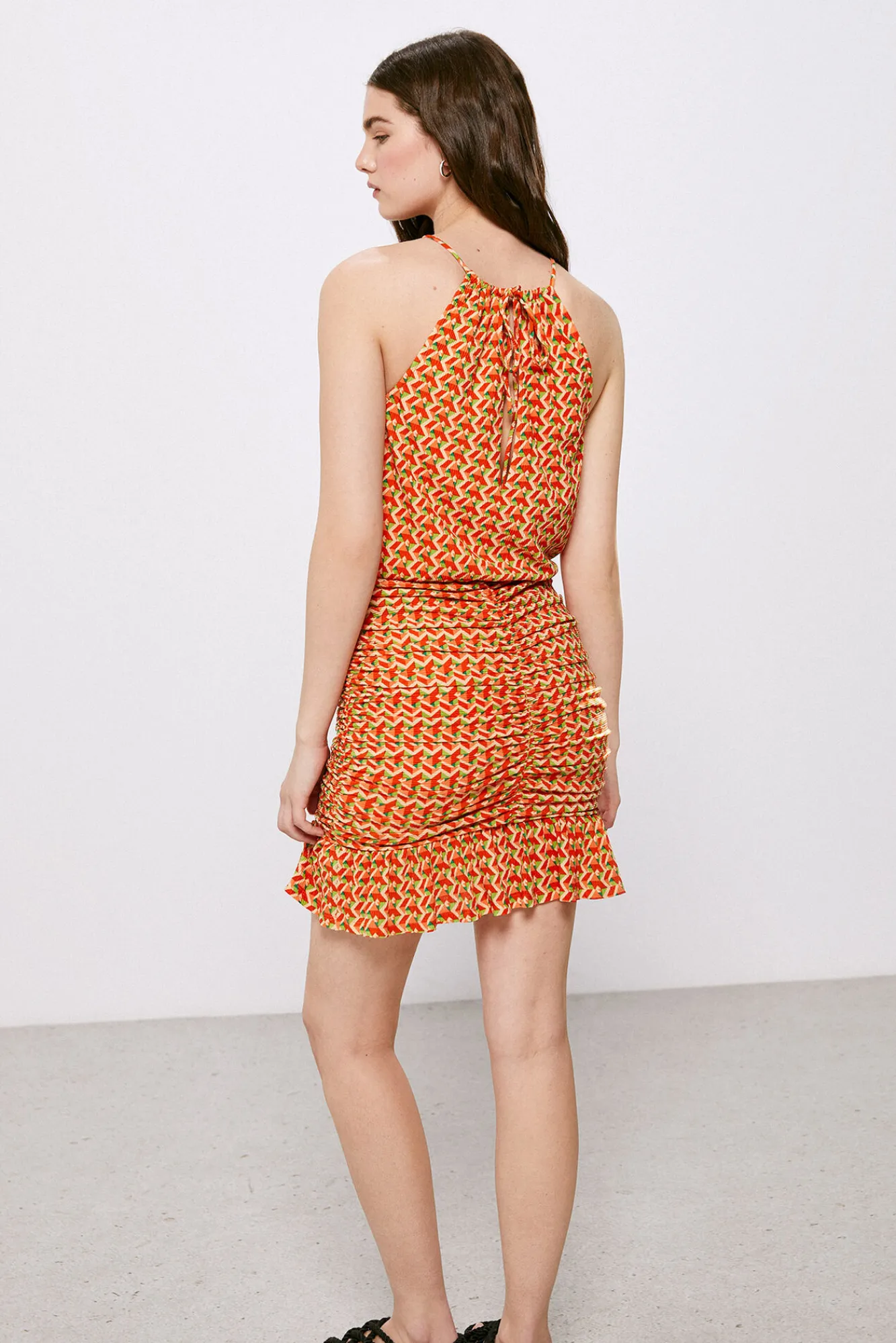 High Spirits Vestido Julieta Naranja Clearance