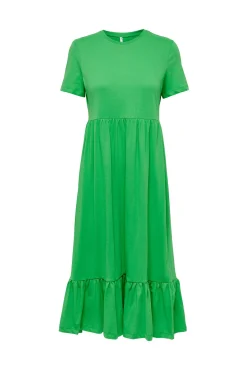 Only Vestido Largo Verde Sale