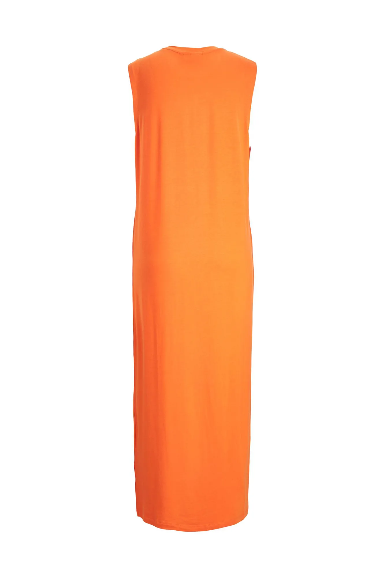Jack & Jones Vestido Largo Con Lyocell Naranja Hot