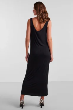 Pieces Vestido Largo De Mujer. Negro Outlet
