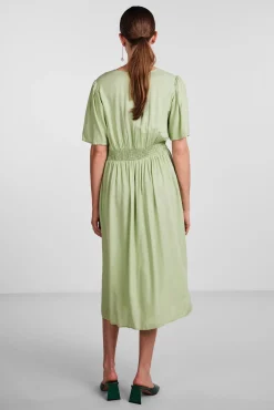 Pieces Vestido Largo De Mujer. Verde Hot