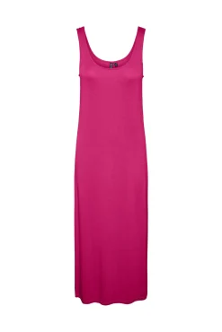 Pieces Vestido Largo De Mujer. Morado Best