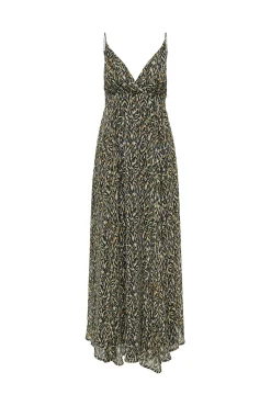 Only Vestido Largo De Tirantes Escote En V Beige Best