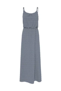 Only Vestido Largo Estampado Tirantes Azul Medio Online