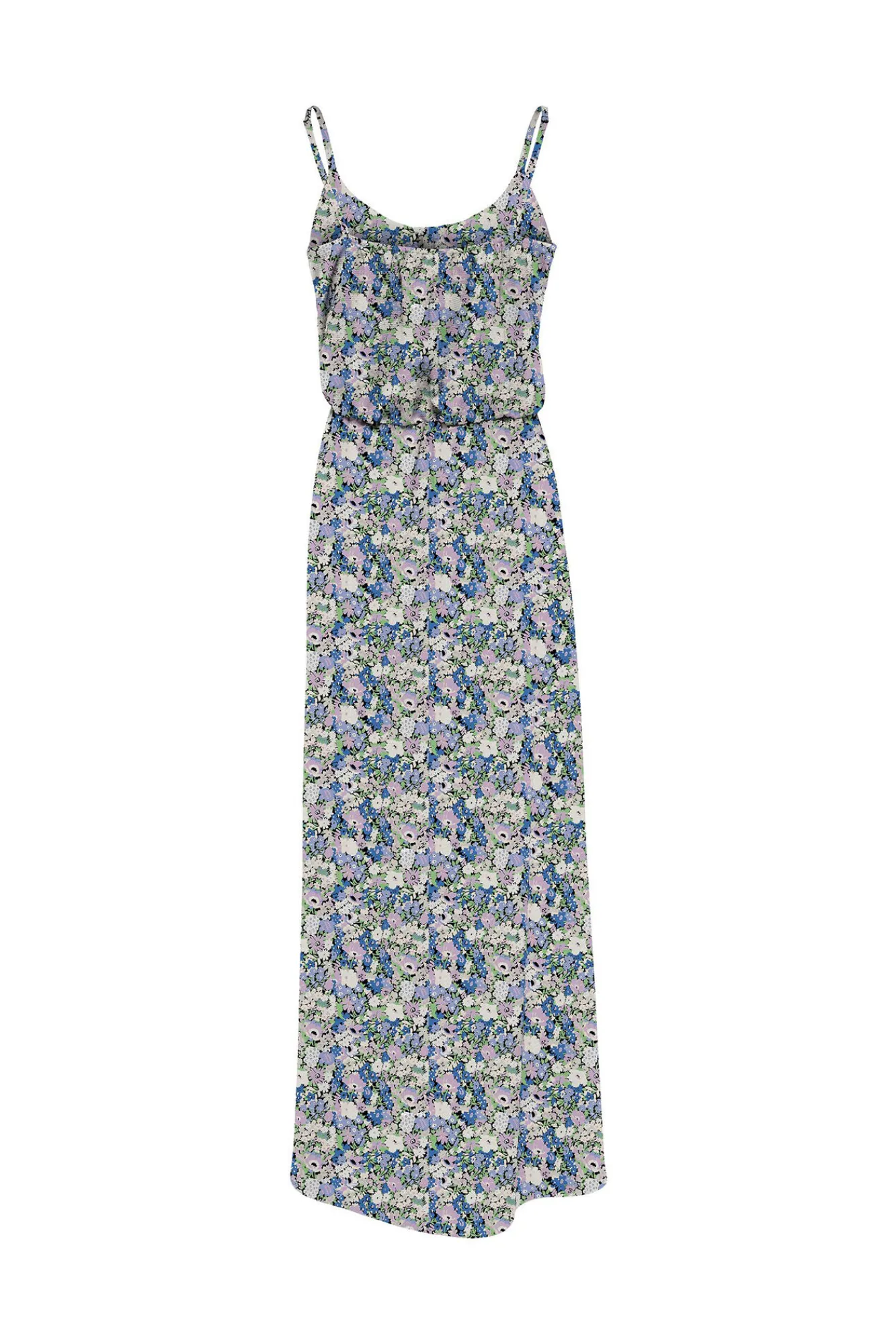 Only Vestido Largo Estampado Tirantes Azul Medio Best