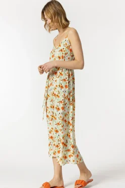 Tiffosi Vestido Largo Granada Naranja Sale