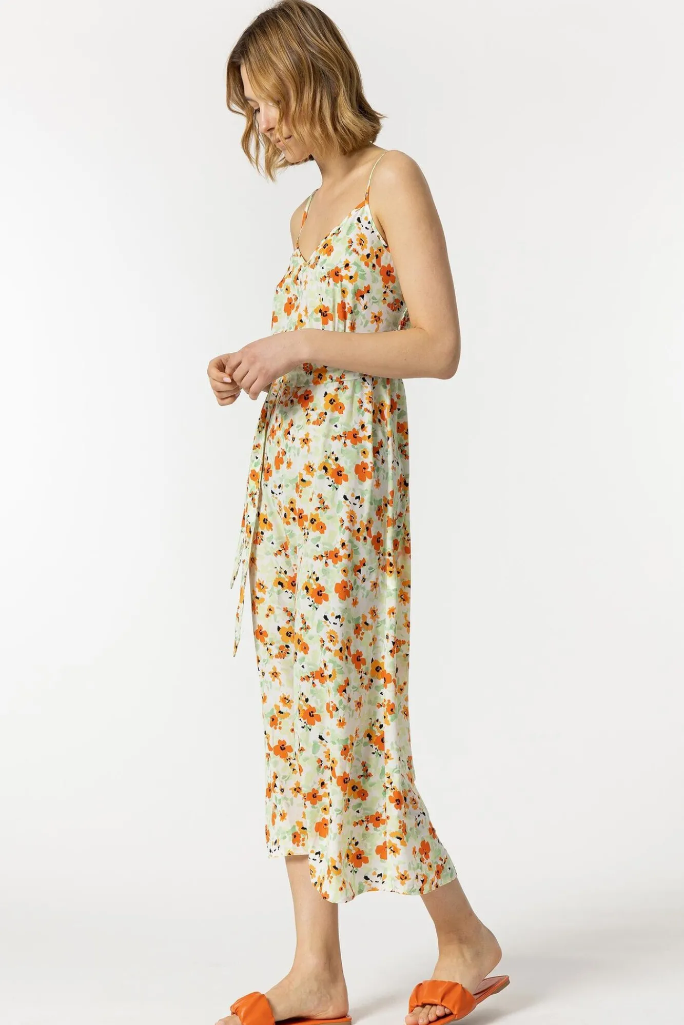 Tiffosi Vestido Largo Granada Naranja Sale