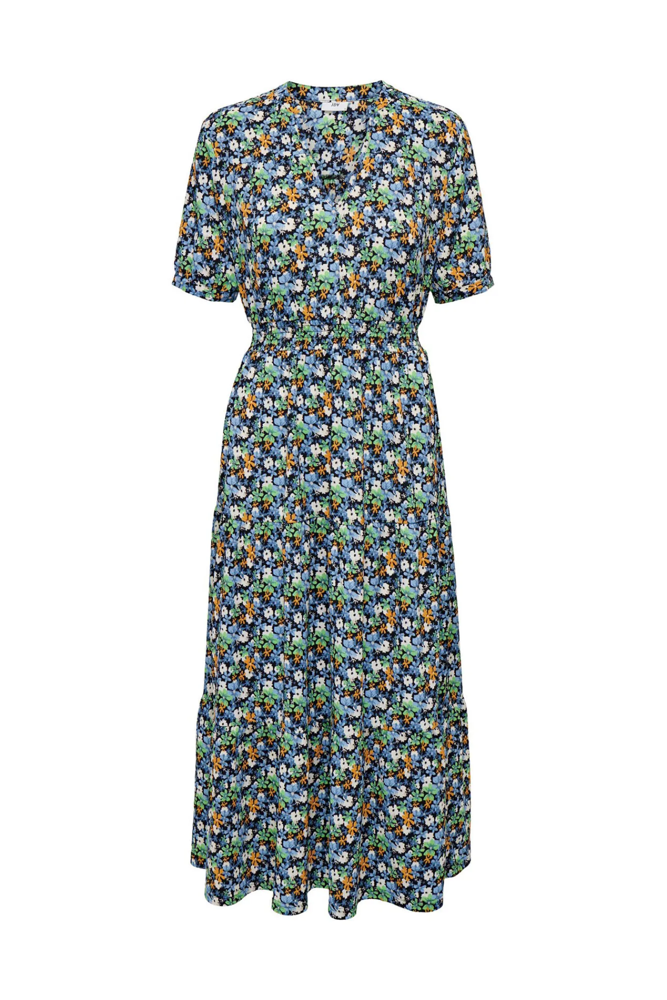JDY Vestido Largo Manga Corta Negro Sale