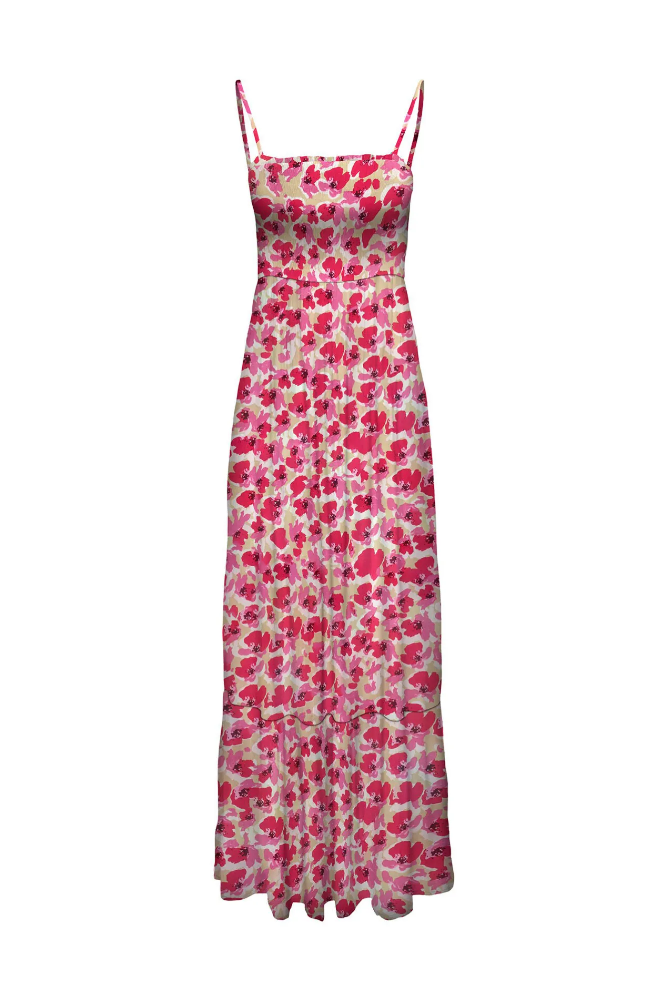 JDY Vestido Largo Sin Mangas Marron Medio Clearance