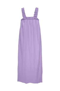 Only Vestido Largo Sin Mangas Morado Sale