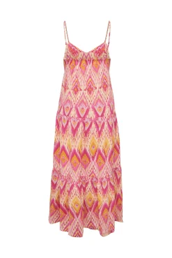 Only Vestido Largo Tirantes Rosa Online