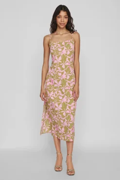 Vila Vestido Largo Tirantes Verde Online