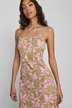 Vila Vestido Largo Tirantes Verde Online