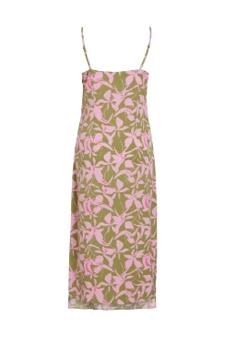 Vila Vestido Largo Tirantes Verde Online
