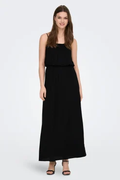 Only Vestido Largo Tirantes Negro