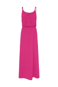 Only Vestido Largo Tirantes Rojo Sale