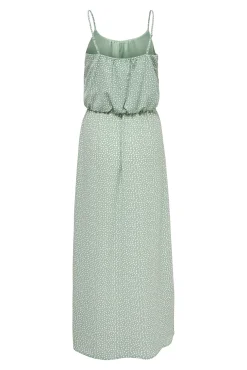 Only Vestido Largo Tirantes Verde Outlet