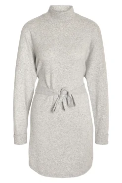 Noisy May Vestido Manga Larga Gris Claro