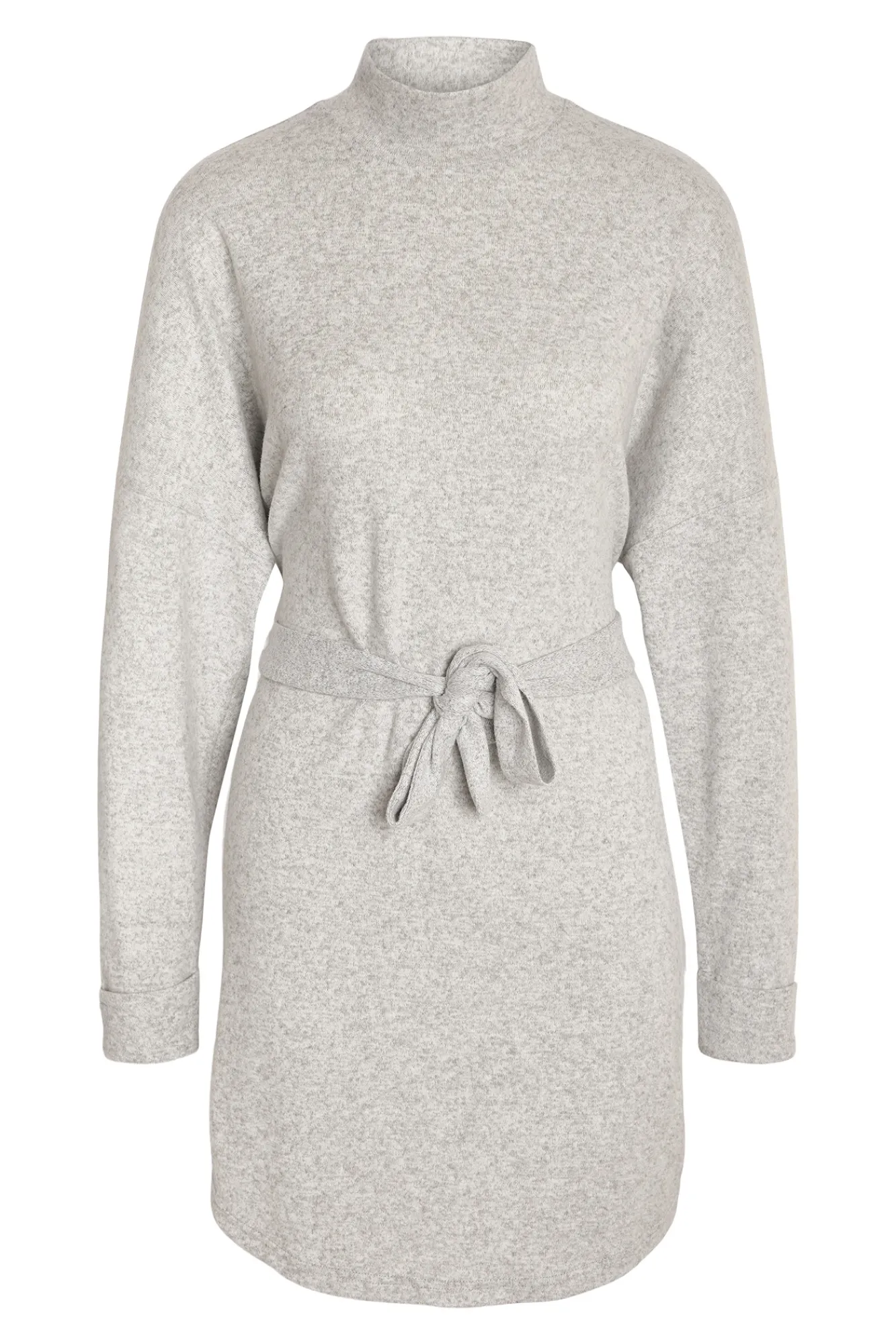 Noisy May Vestido Manga Larga Gris Claro
