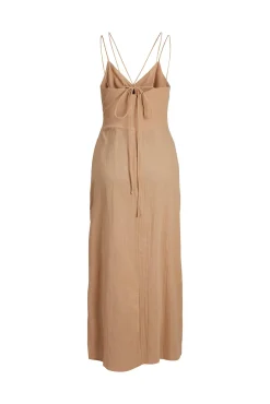 Jack & Jones Vestido Midi Marron Medio Best