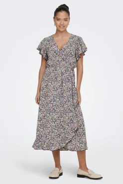 JDY Vestido Midi Negro Best